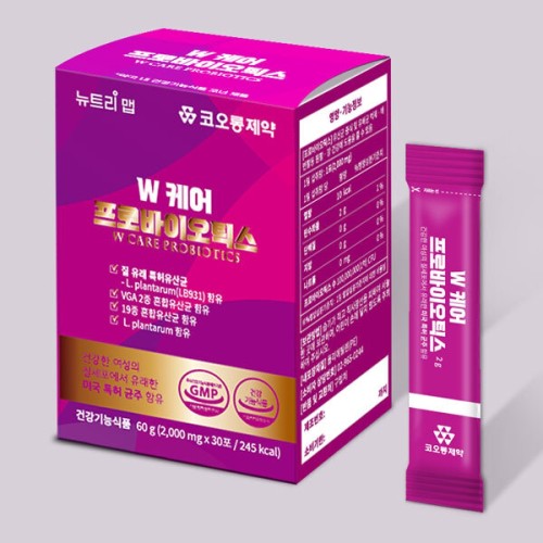 [코오롱제약] W케어 프로바이오틱스 2,000mg x 30포