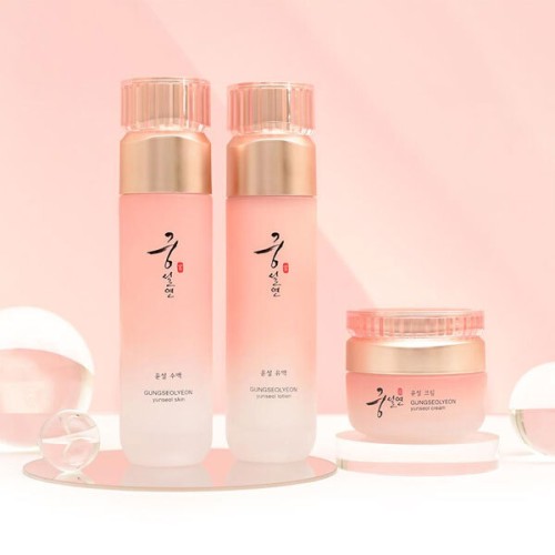 [코리아나] 궁설연 윤설3종 기초화장품 세트(수액150ml, 유액150ml, 크림50g)