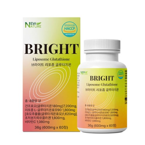 [뉴네이처] 브라이트 리포좀 글루타치온 600mg x 60정