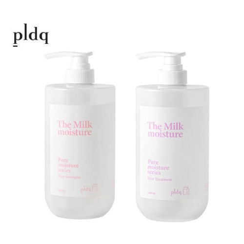 [PLDQ] 피엘디크 더밀크 모이스처 헤어 2종세트 1000ml(샴푸,트리트먼트)